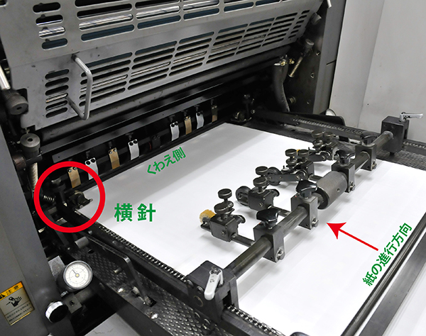 印刷・製本の要、針と咥え（くわえ）