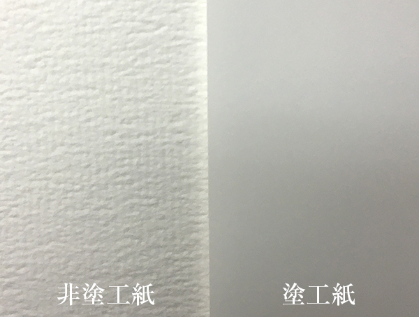 紙の種類－塗工紙と非塗工紙