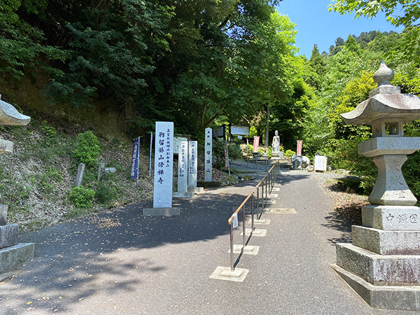 下関の山ー狗留孫山（杉の大木と維新の滝）